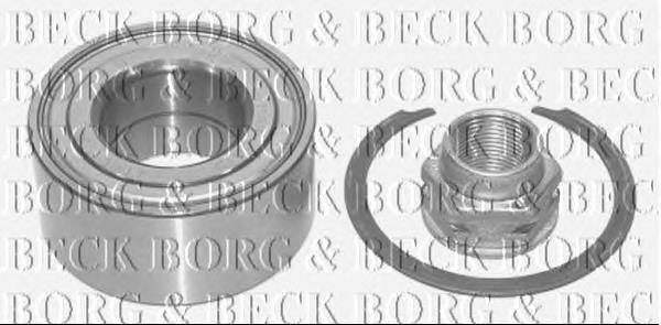 BWK389 Borg&beck cojinete de rueda delantero