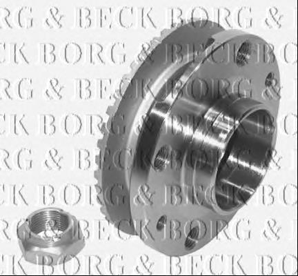 BWK392 Borg&beck cubo de rueda trasero