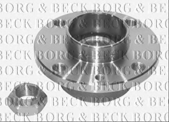 BWK391 Borg&beck cubo de rueda trasero