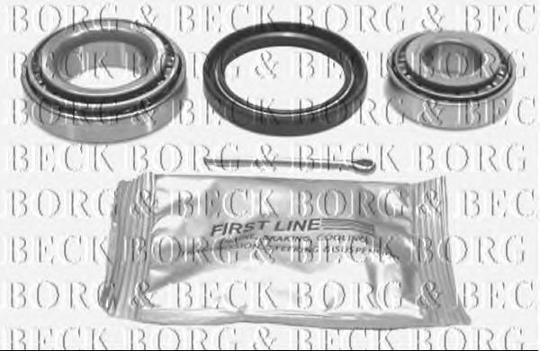 BWK385 Borg&beck cojinete de rueda trasero