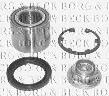 BWK395 Borg&beck cojinete de rueda trasero