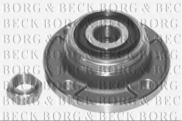 Cubo de rueda trasero BWK372 Borg&beck