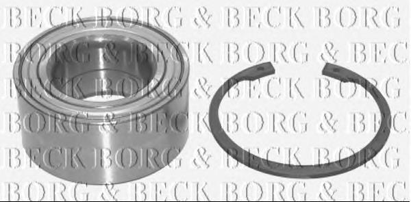 BWK376 Borg&beck cojinete de rueda delantero