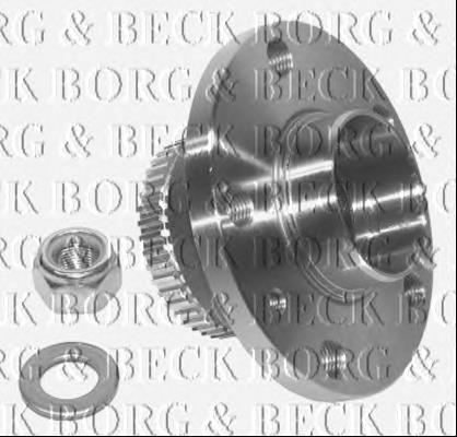BWK641 Borg&beck cubo de rueda trasero