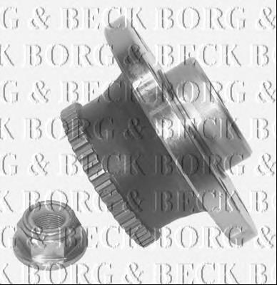 BWK643 Borg&beck cubo de rueda trasero