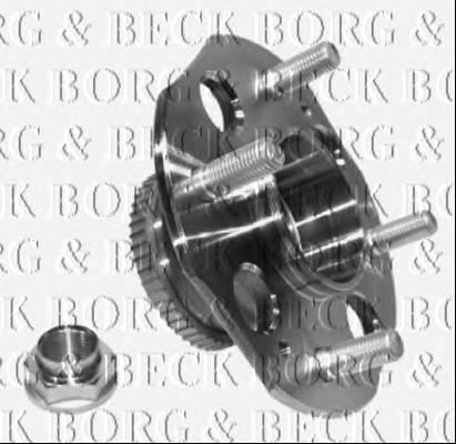 Cubo de rueda trasero BWK654 Borg&beck