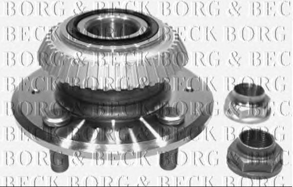 BWK653 Borg&beck cubo de rueda trasero