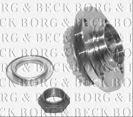 Cubo de rueda trasero BWK624 Borg&beck