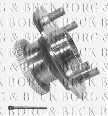 Cubo de rueda trasero BWK611 Borg&beck