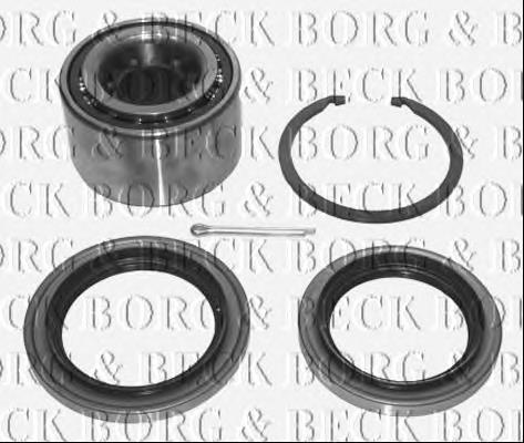 BWK691 Borg&beck cojinete de rueda trasero