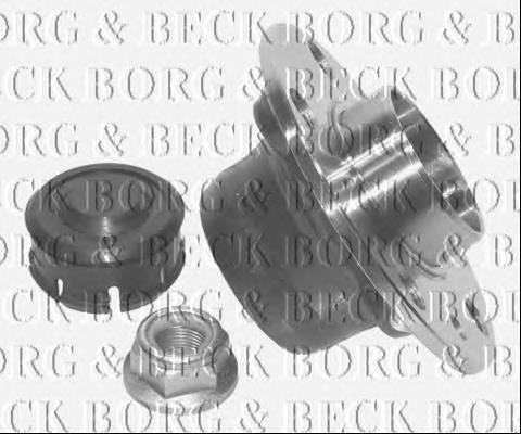 BWK710 Borg&beck cubo de rueda trasero