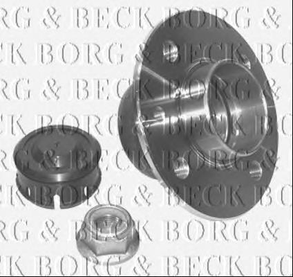 BWK711 Borg&beck cubo de rueda trasero