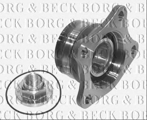 BWK673 Borg&beck cojinete de rueda trasero