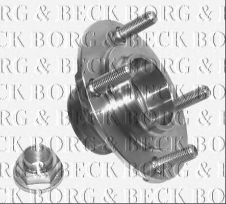 BWK537 Borg&beck cubo de rueda trasero