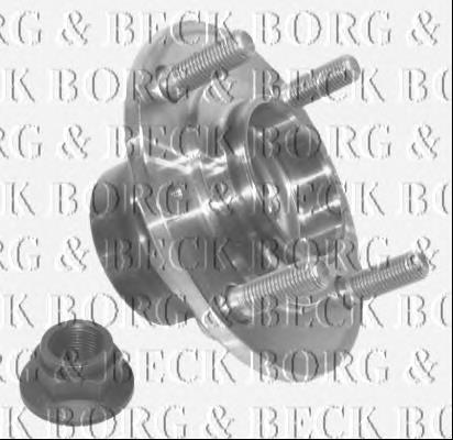 BWK584 Borg&beck cubo de rueda trasero