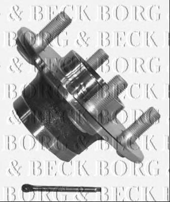 BWK599 Borg&beck cubo de rueda trasero