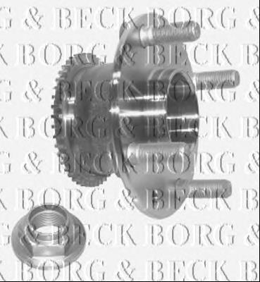 BWK562 Borg&beck cubo de rueda trasero