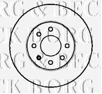 BBD4139 Borg&beck freno de disco delantero