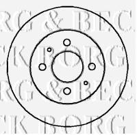 BBD4157 Borg&beck freno de disco delantero