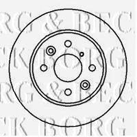 BBD4152 Borg&beck freno de disco delantero