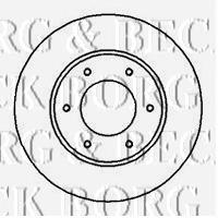 BBD4176 Borg&beck freno de disco delantero