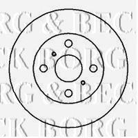 BBD4172 Borg&beck freno de disco delantero