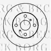 BBD4053 Borg&beck freno de disco delantero