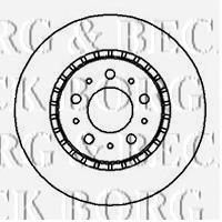 BBD4038 Borg&beck disco de freno delantero