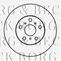 BBD4048 Borg&beck freno de disco delantero