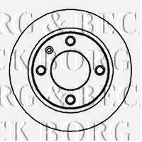 BBD4107 Borg&beck disco de freno trasero