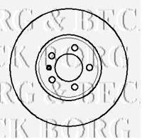 BBD4088 Borg&beck disco de freno trasero