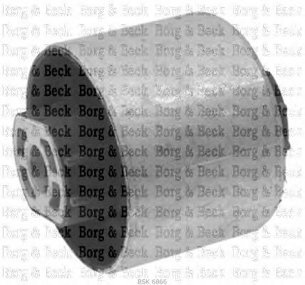 BSK6866 Borg&beck bloque silencioso trasero brazo trasero delantero