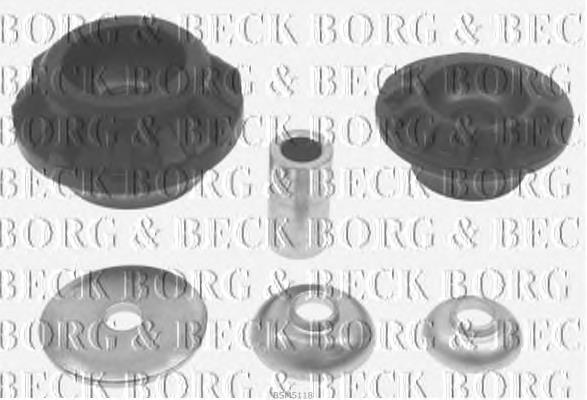 Soporte amortiguador trasero BSM5118 Borg&beck