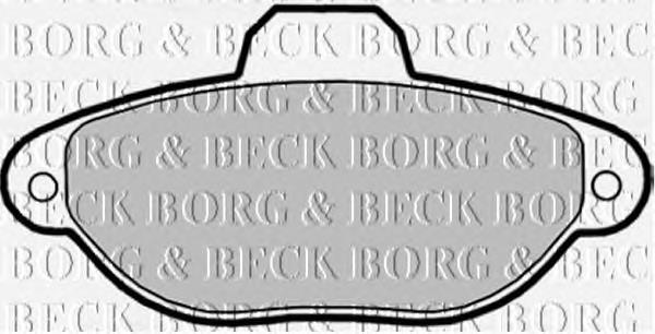 BBP1738 Borg&beck pastillas de freno delanteras