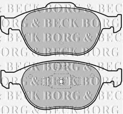 BBP1739 Borg&beck pastillas de freno delanteras