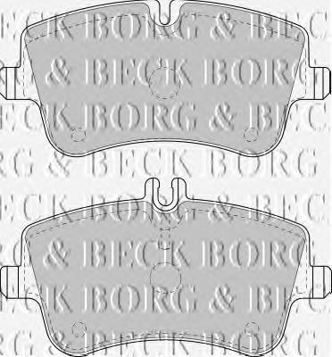 BBP1751 Borg&beck pastillas de freno delanteras