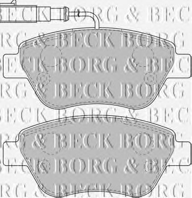 BBP1716 Borg&beck pastillas de freno delanteras