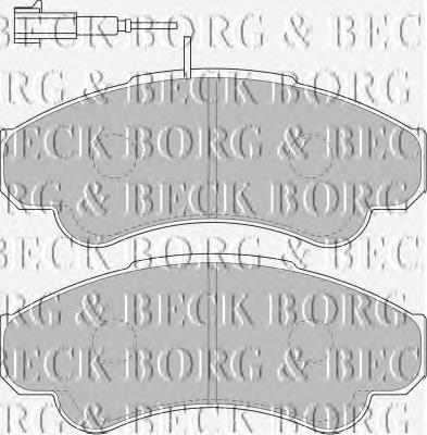 BBP1779 Borg&beck pastillas de freno delanteras