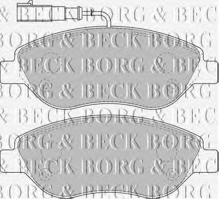 BBP1754 Borg&beck pastillas de freno delanteras