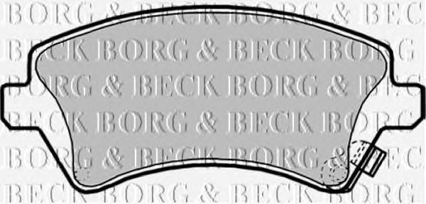 BBP1769 Borg&beck pastillas de freno delanteras