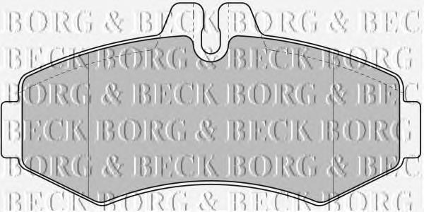 BBP1664 Borg&beck pastillas de freno delanteras