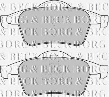 BBP1697 Borg&beck pastillas de freno traseras