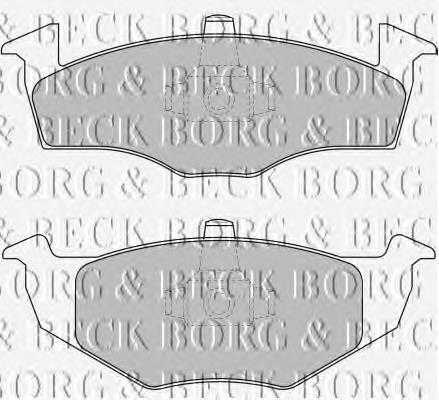 BBP1691 Borg&beck pastillas de freno delanteras