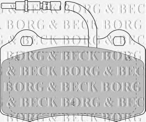 BBP1674 Borg&beck pastillas de freno delanteras