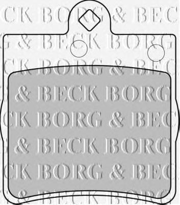 BBP1669 Borg&beck pastillas de freno traseras