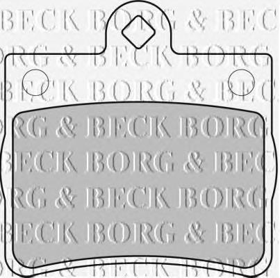 BBP1668 Borg&beck pastillas de freno traseras