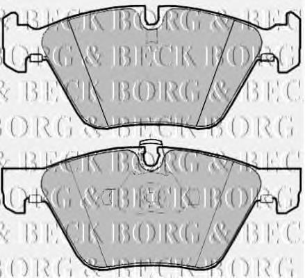 BBP1948 Borg&beck pastillas de freno delanteras