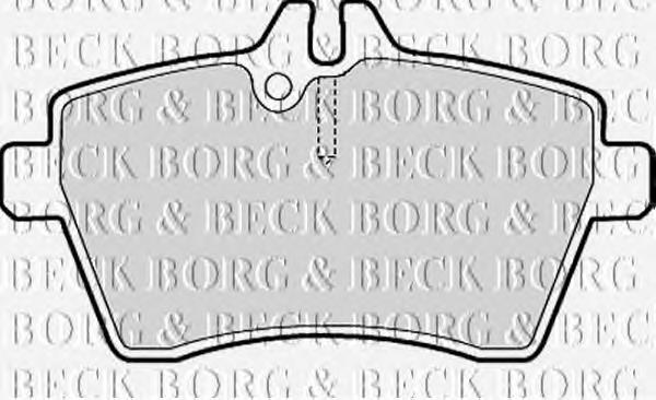 BBP1950 Borg&beck pastillas de freno delanteras
