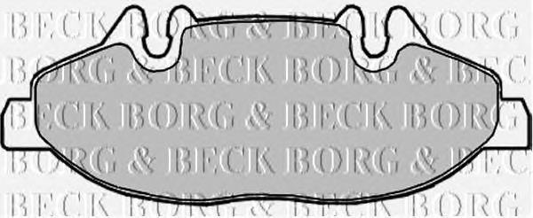 BBP1949 Borg&beck pastillas de freno delanteras