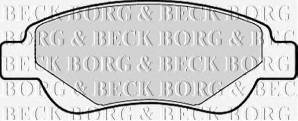 BBP1967 Borg&beck pastillas de freno traseras